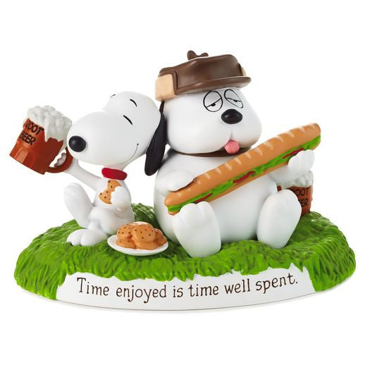 Snoopy and Brother Olaf, Figurine